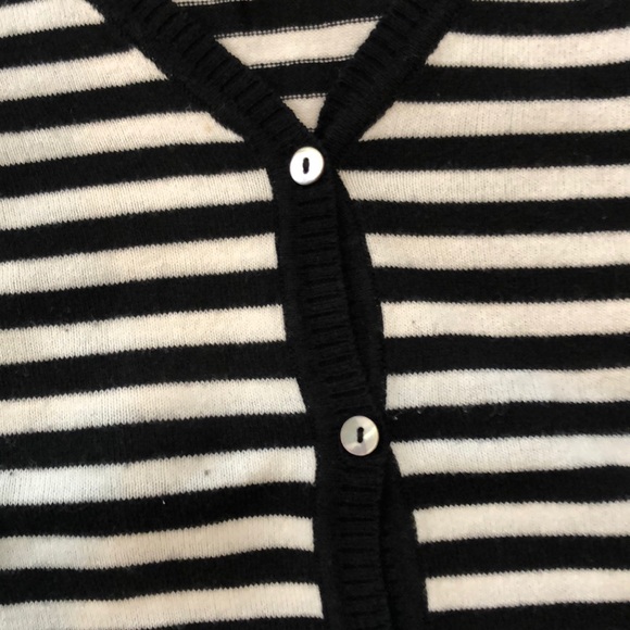 Black and white stripped sweater. - Picture 2 of 4